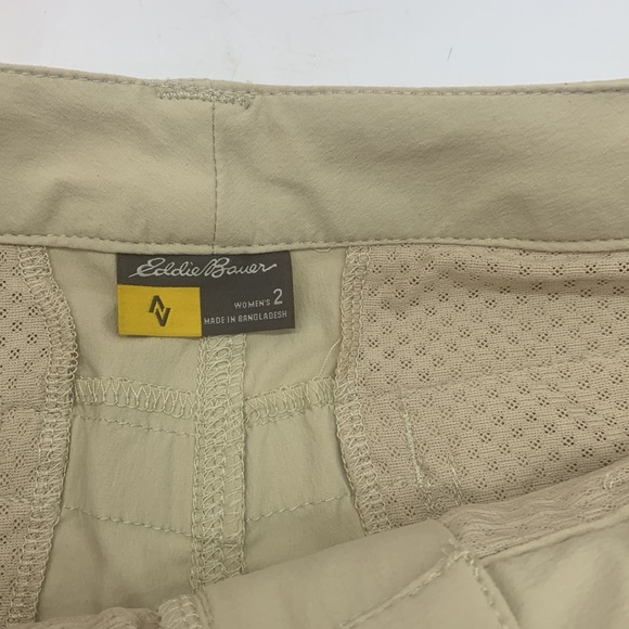 Eddie Bauer dry fit tan shorts size 2 - Picture 2 of 8